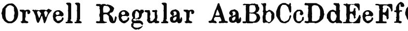 Orwell font download