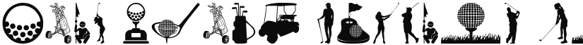 Golf Icons font download