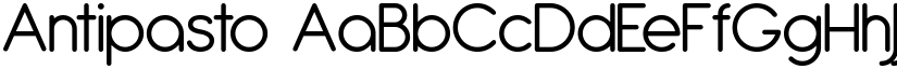 Antipasto font