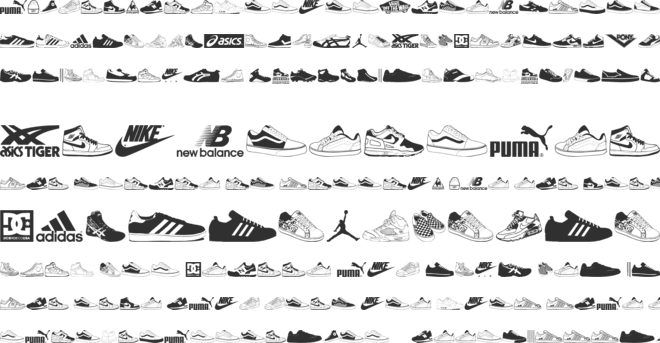 Sneakers font preview