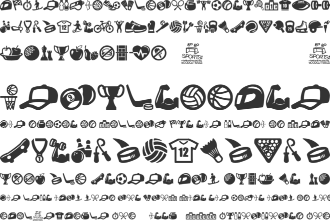 Go Go Sports font preview