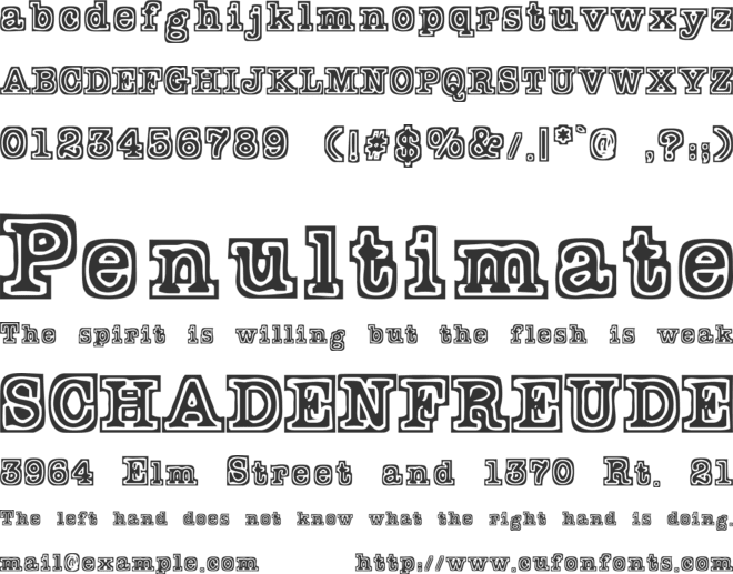 TypeBlock font preview