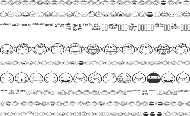 FACE_ALIN font preview