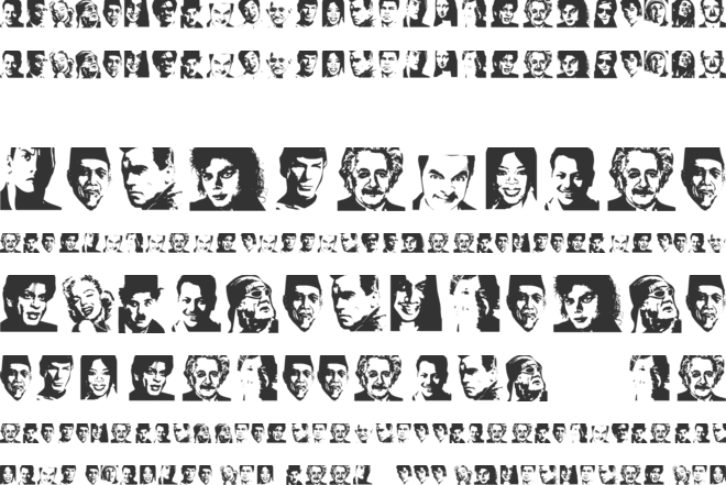 Personality font preview