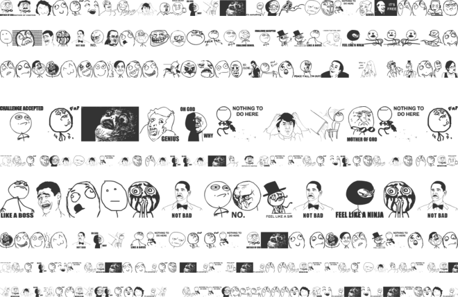 THEmemefont font preview