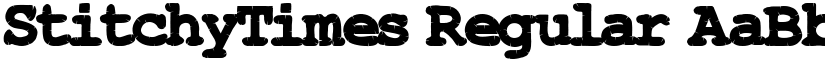 StitchyTimes Regular font