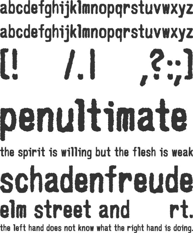 Ernesto font preview