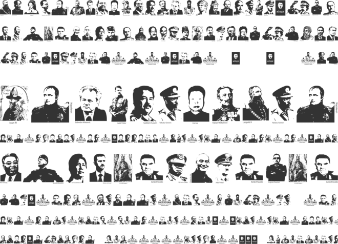 Dictators font preview