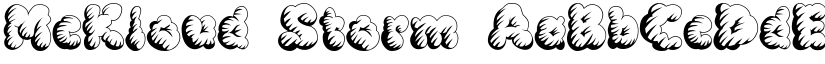 McKloud Storm font