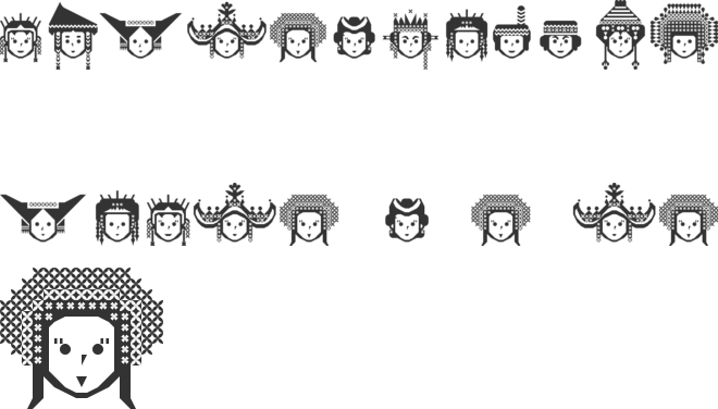 Indonesian Woman font preview