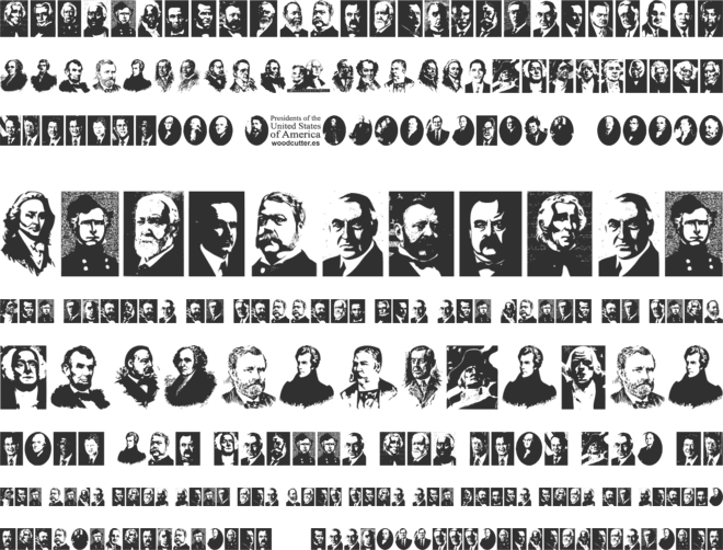 Presidents of the United States of America font preview