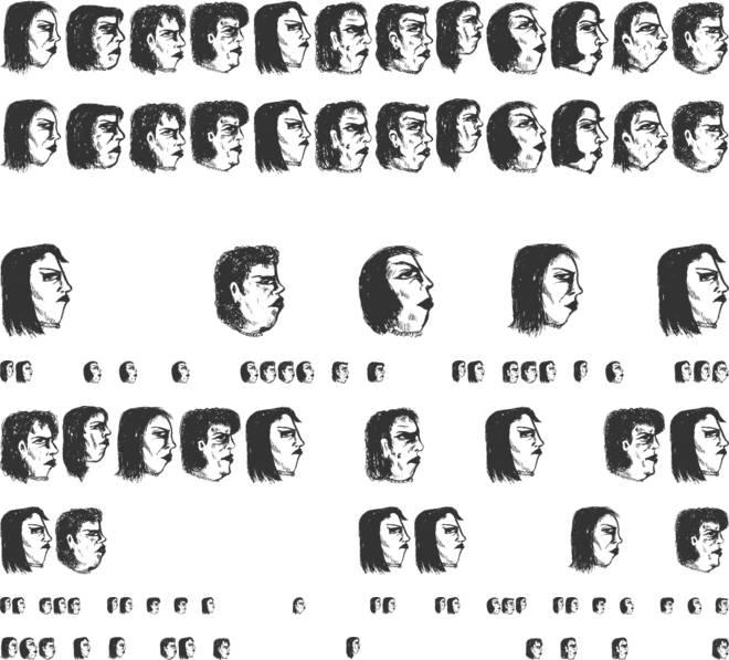 Damen 2 font preview