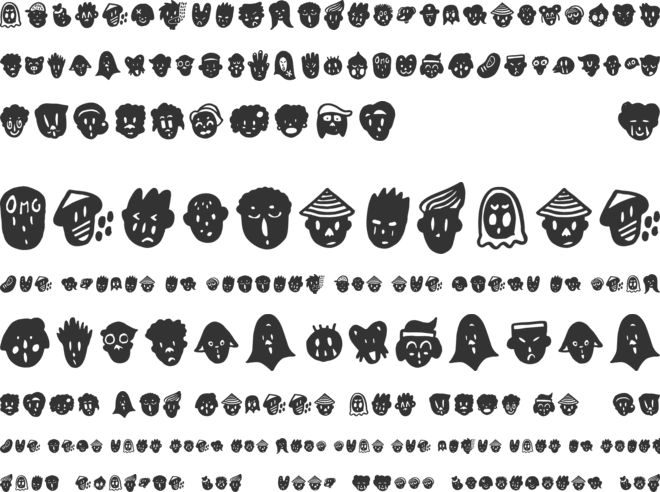 Binarung font preview