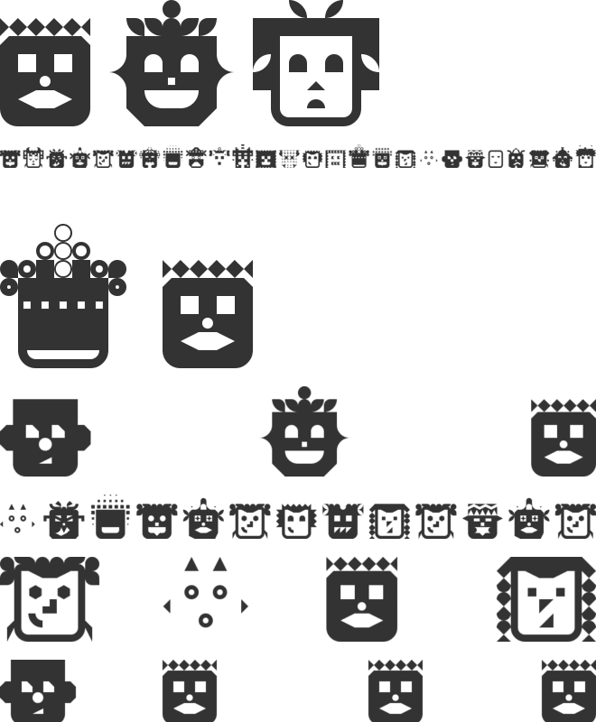 People Diverse font preview