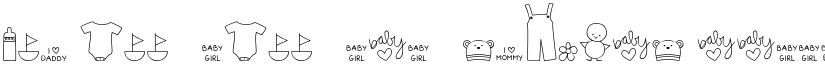 MTF Itty Bitty Baby Regular font
