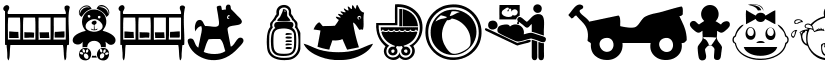 baby icons Regular font