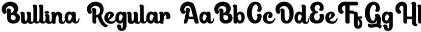 Bullina Regular font