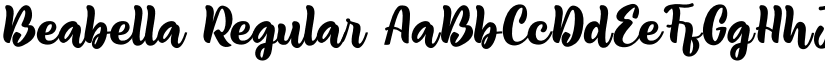 Beabella Regular font