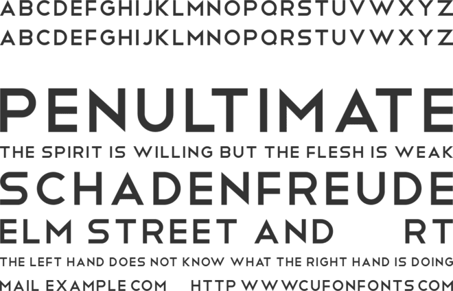 Telegrafico font preview