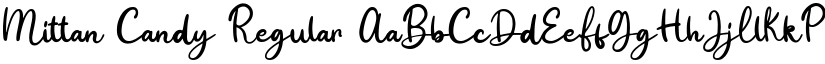 Mittan Candy Regular font