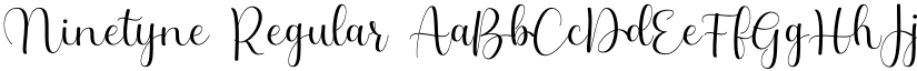 Ninetyne font download