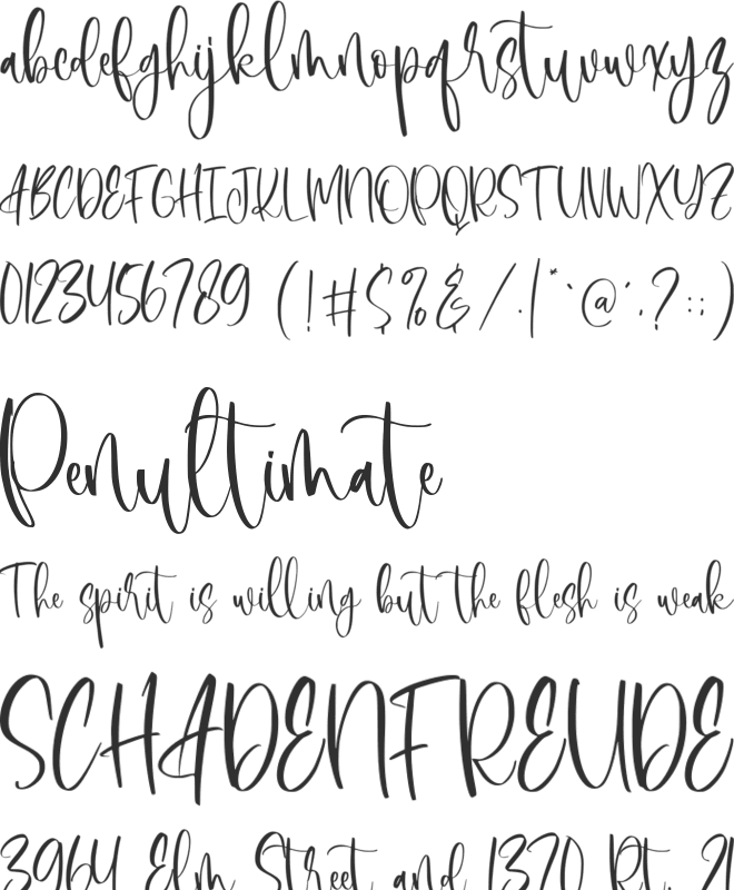 Anasthasia font preview