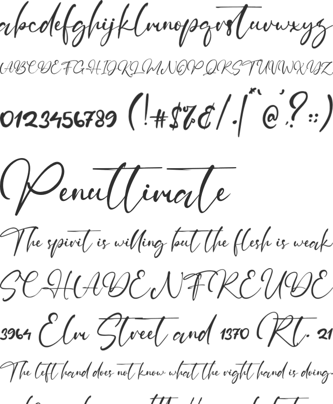 Freedom Pillar font preview