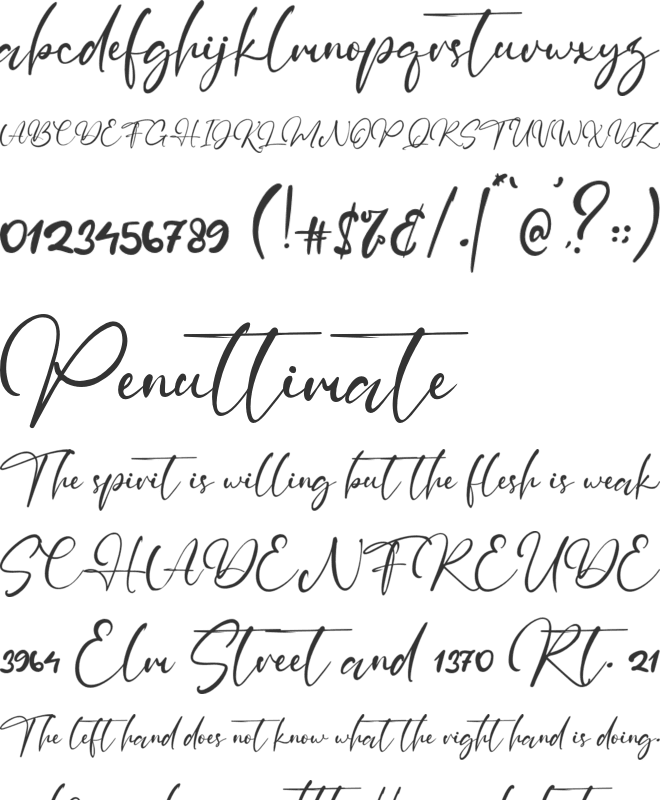 Freedom Pillar font preview