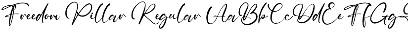 Freedom Pillar Regular font
