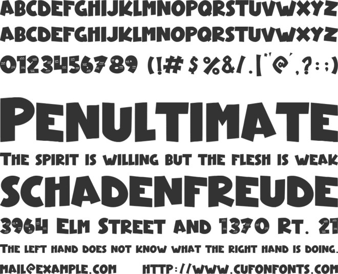 Bunny Lover font preview