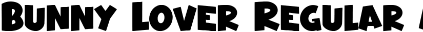 Bunny Lover Regular font