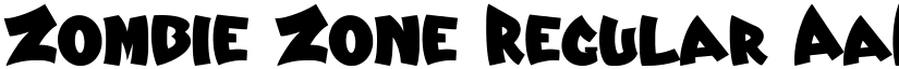 Zombie Zone Regular font