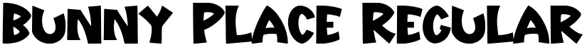 Bunny Place Regular font