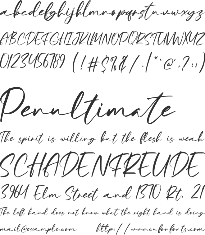 Winter Sweater font preview