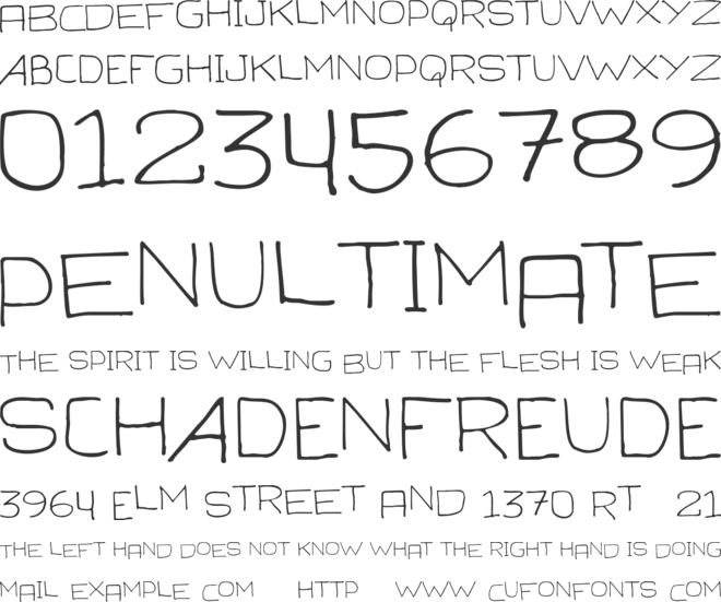 vtks birotezin font preview