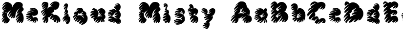 McKloud Misty font