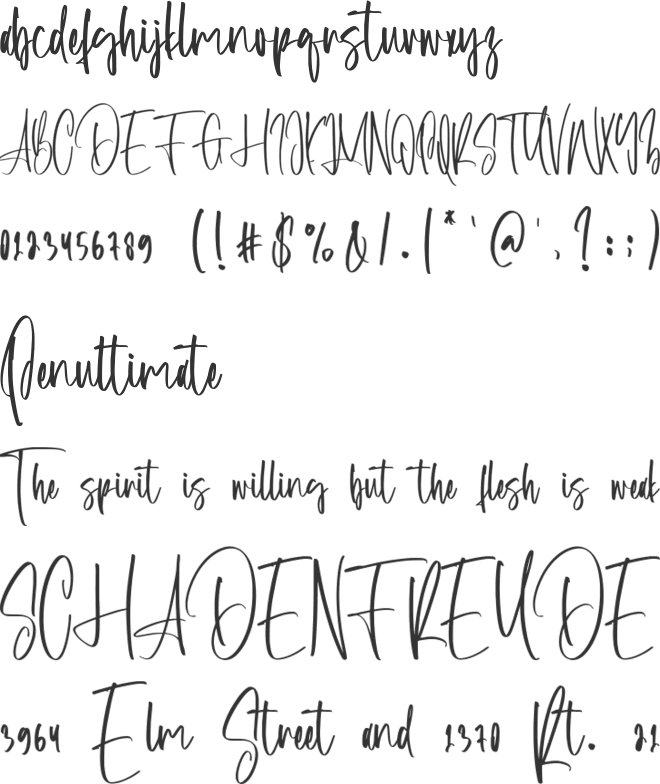 Globetrot font preview