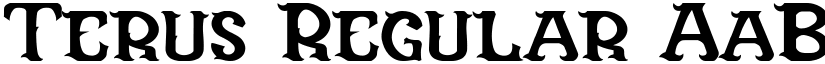 Terus Regular font