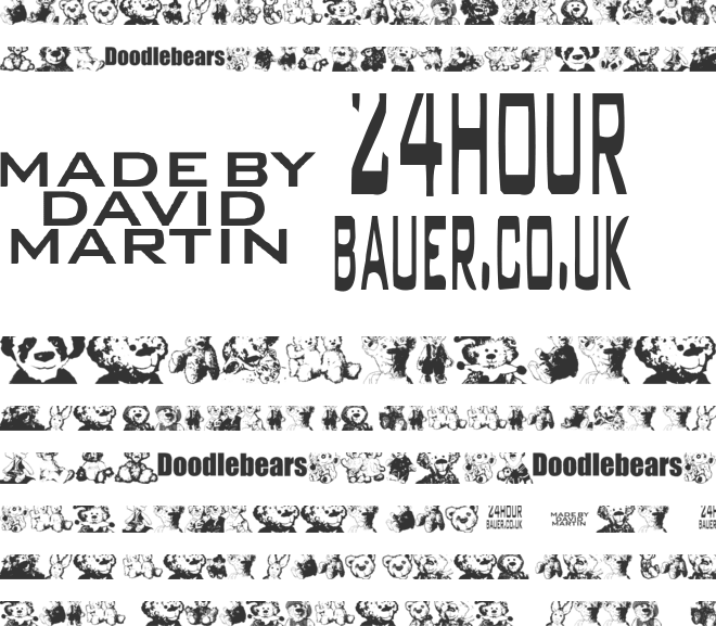 Doodlebears font preview