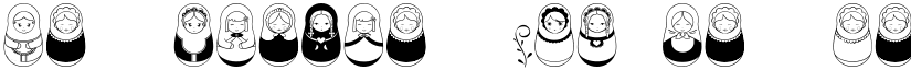 Matriochkas Regular font