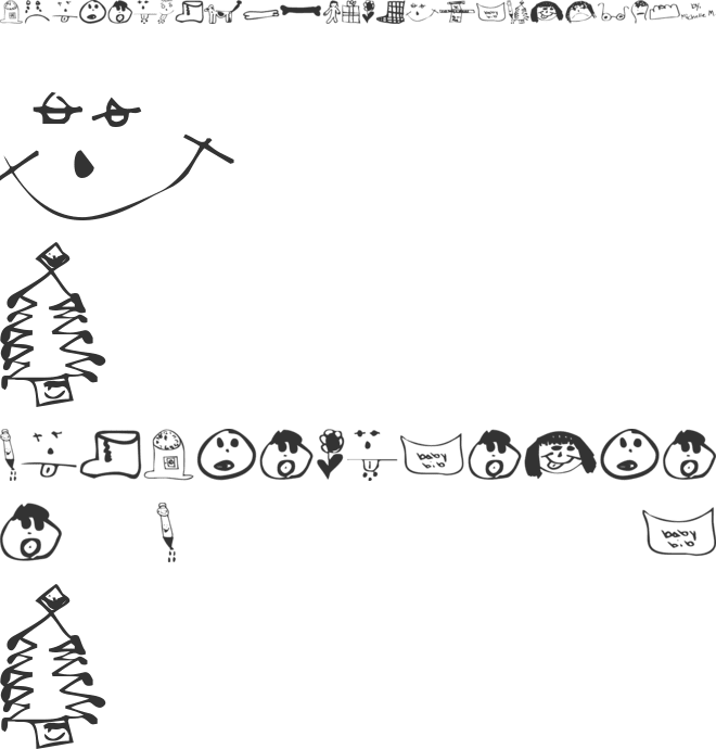 LittleSisterDingbats font preview