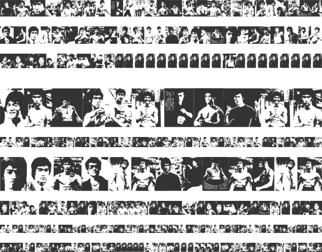 BRUCE LEE font preview