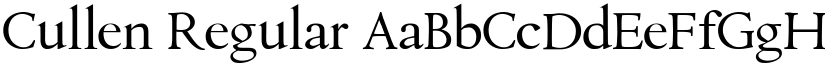 Cullen Regular font