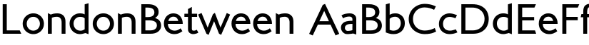 LondonBetween font