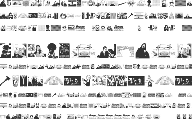 The Shining font preview