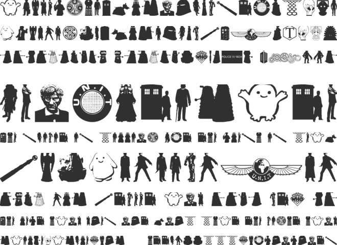 Whovian font preview
