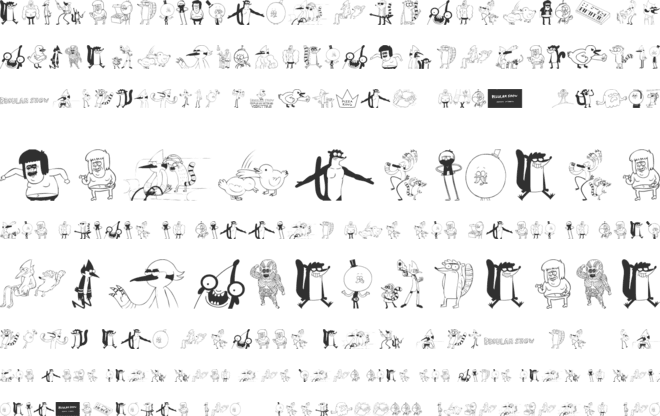 SHOW font preview