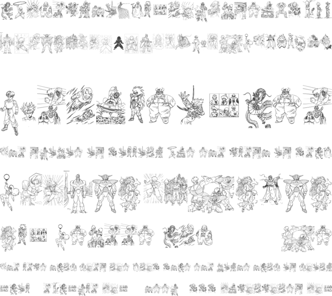 Dragon ball tfb font preview
