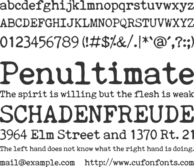 Quiet Evening font preview
