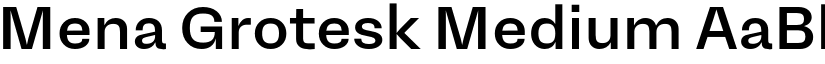 Mena Grotesk Medium font